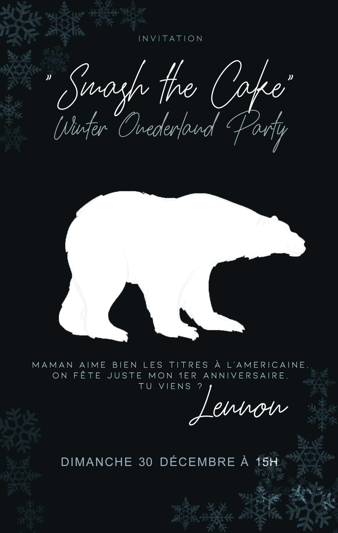 invitation design anniversaire bebe 1 an