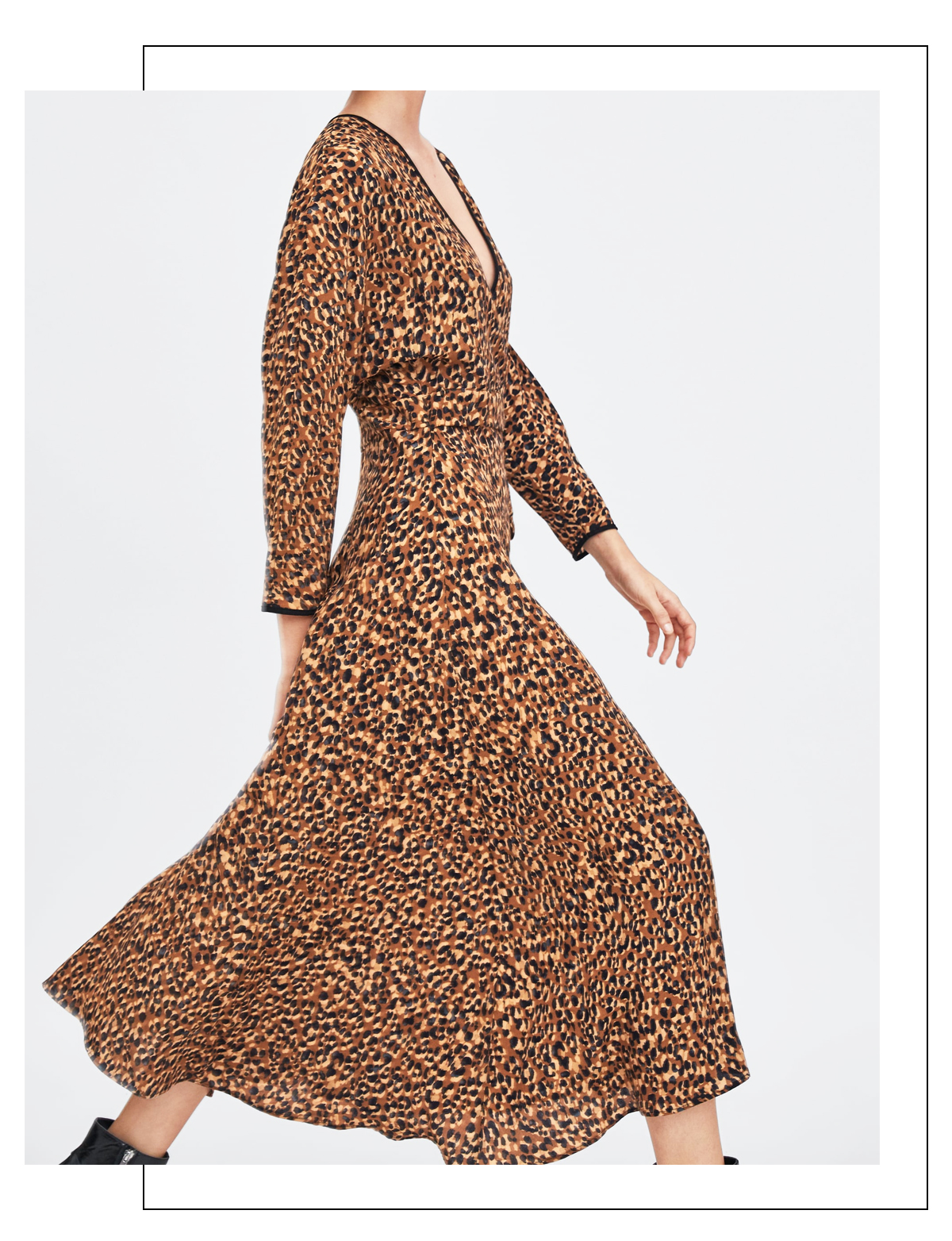 robe leopard tendance