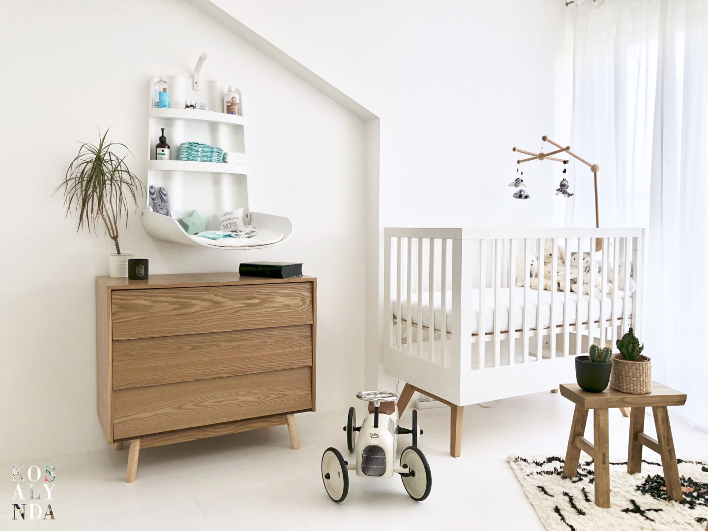 Plan à langer Vintage pour commode bébé